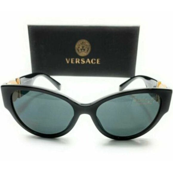 Ladies Versace Black Cat Eye Sunglasses! - Picture 2 of 3